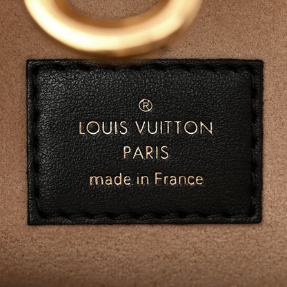 Louis Vuitton Calfskin Monogram On My Side MM Laurier Green Toffee Latte Beige 6 of 10