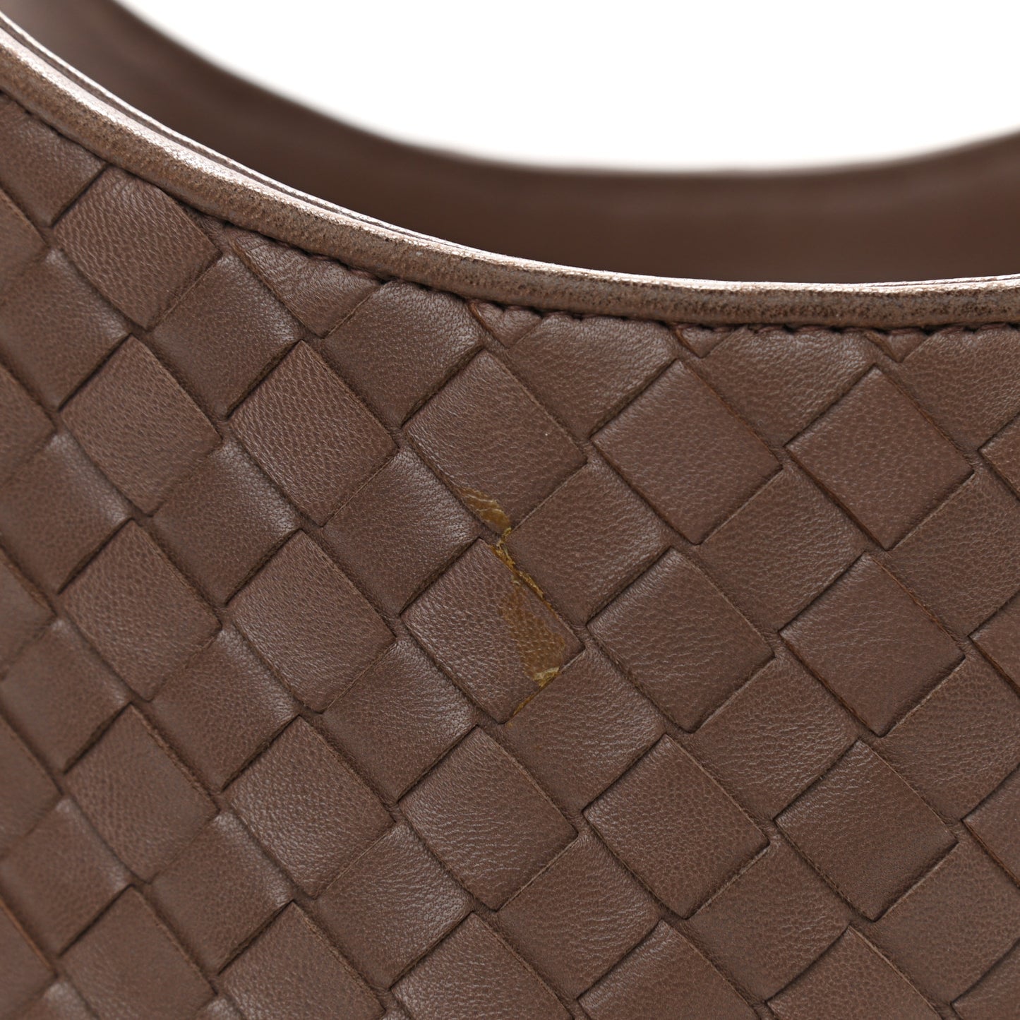 Nappa Intrecciato Ball Hobo Brown