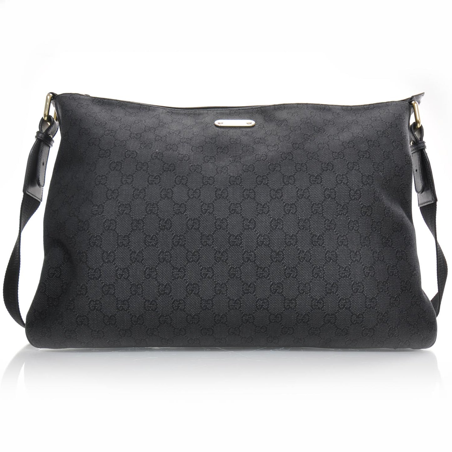 Monogram Large Messenger Bag Black