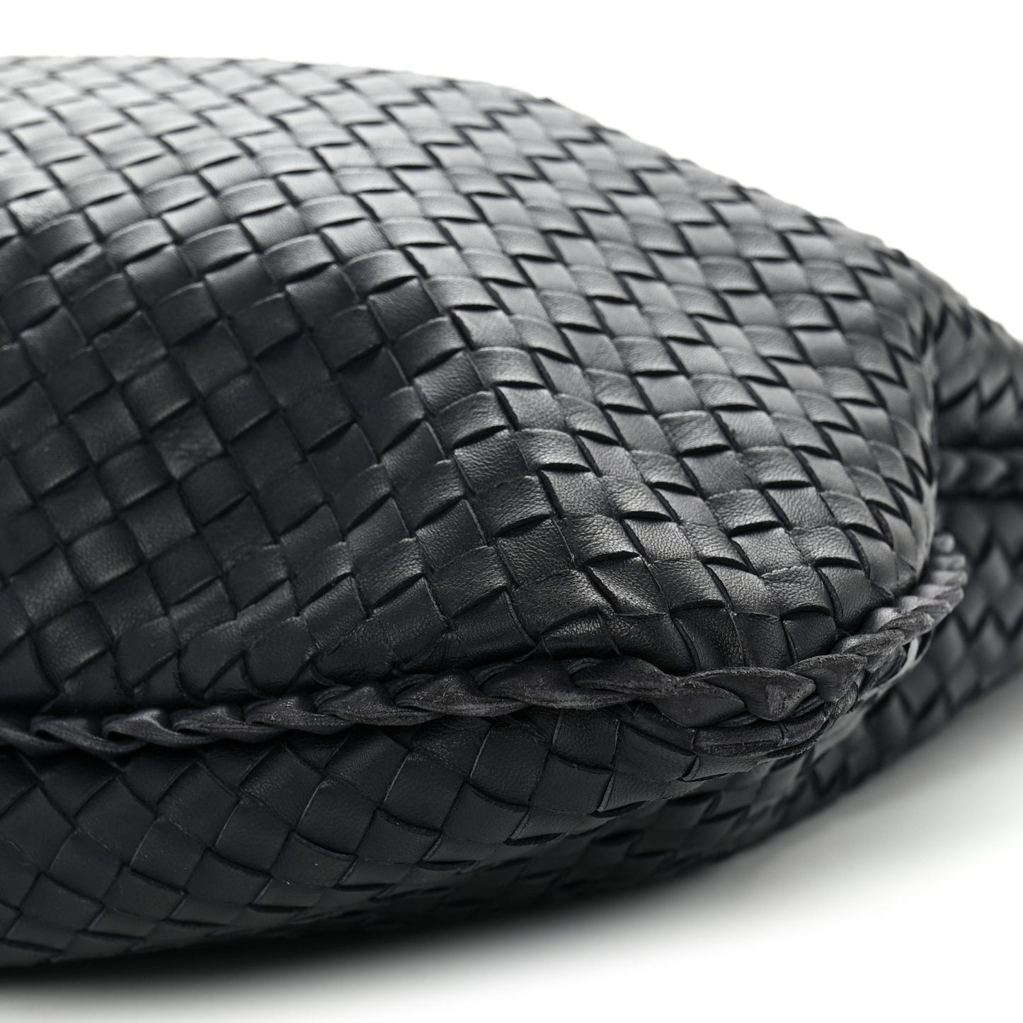 Nappa Intrecciato Maxi Veneta Hobo Sapphire