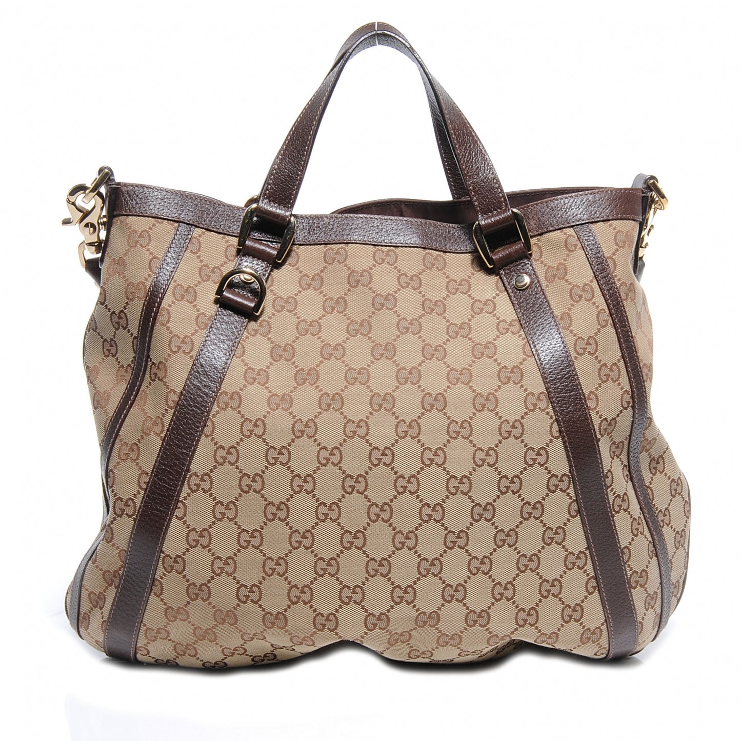 Monogram Medium Abbey Convertible Tote Ebony
