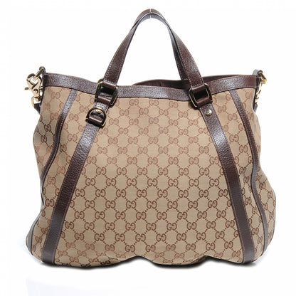 Gucci Monogram Medium Abbey Convertible Tote Ebony 6 of 7