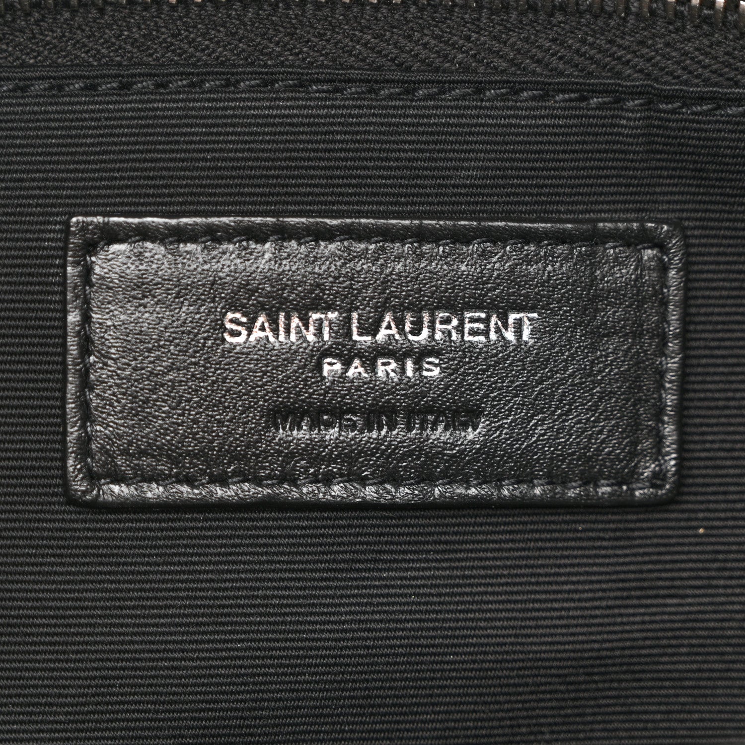 Saint Laurent Lambskin Quilted Small Loulou Puffer Monogram Chain Satchel Black 6 of 10