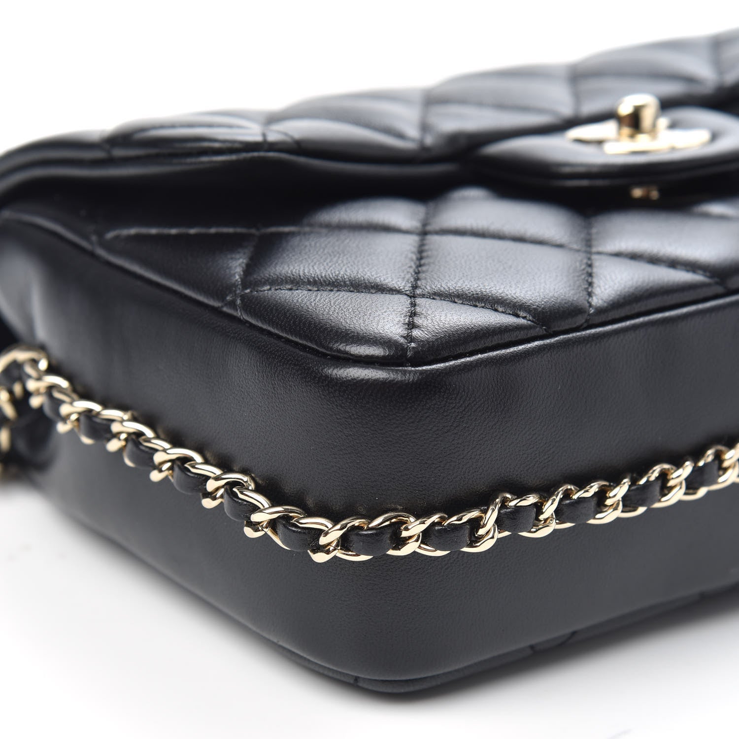 Chanel Lambskin Quilted Small My Precious Flap Black 8 of 11