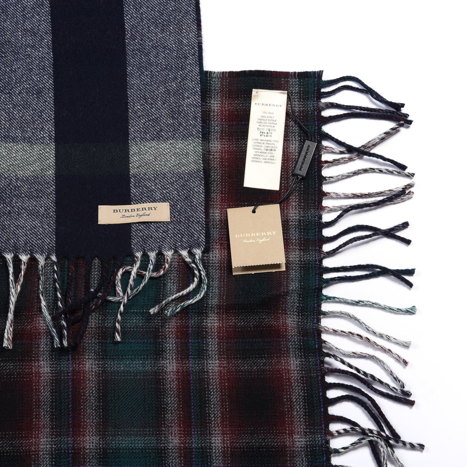 Burberry Wool Giant Exploded Check Scarf 3 of 3