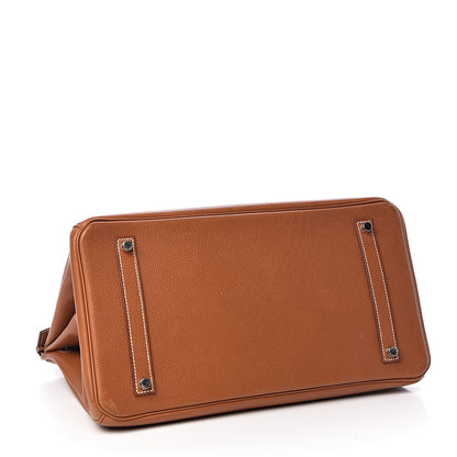 Hermes Natural Barenia Faubourg Birkin 35 Fauve 5 of 46