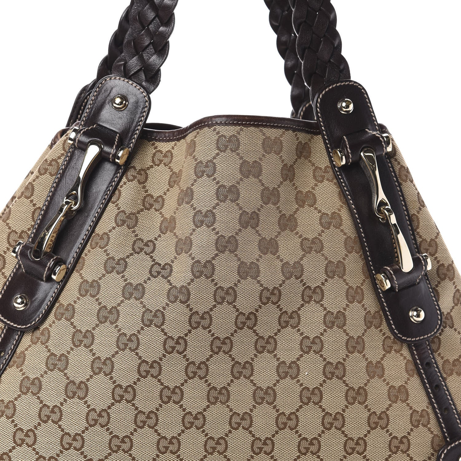 Gucci Monogram Medium Pelham Shoulder Bag Dark Brown 7 of 9