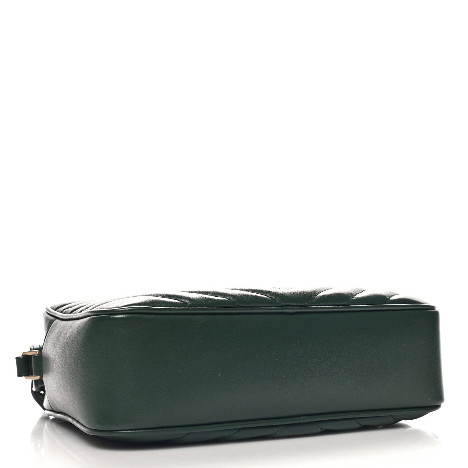 Saint Laurent Calfskin Matelasse Monogram Lou Camera Bag Vert Fonce 4 of 10