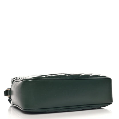Saint Laurent Calfskin Matelasse Monogram Lou Camera Bag Vert Fonce 4 of 10