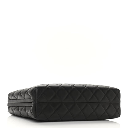 Chanel Lambskin Quilted Kisslock Minaudiere Black 4 of 11