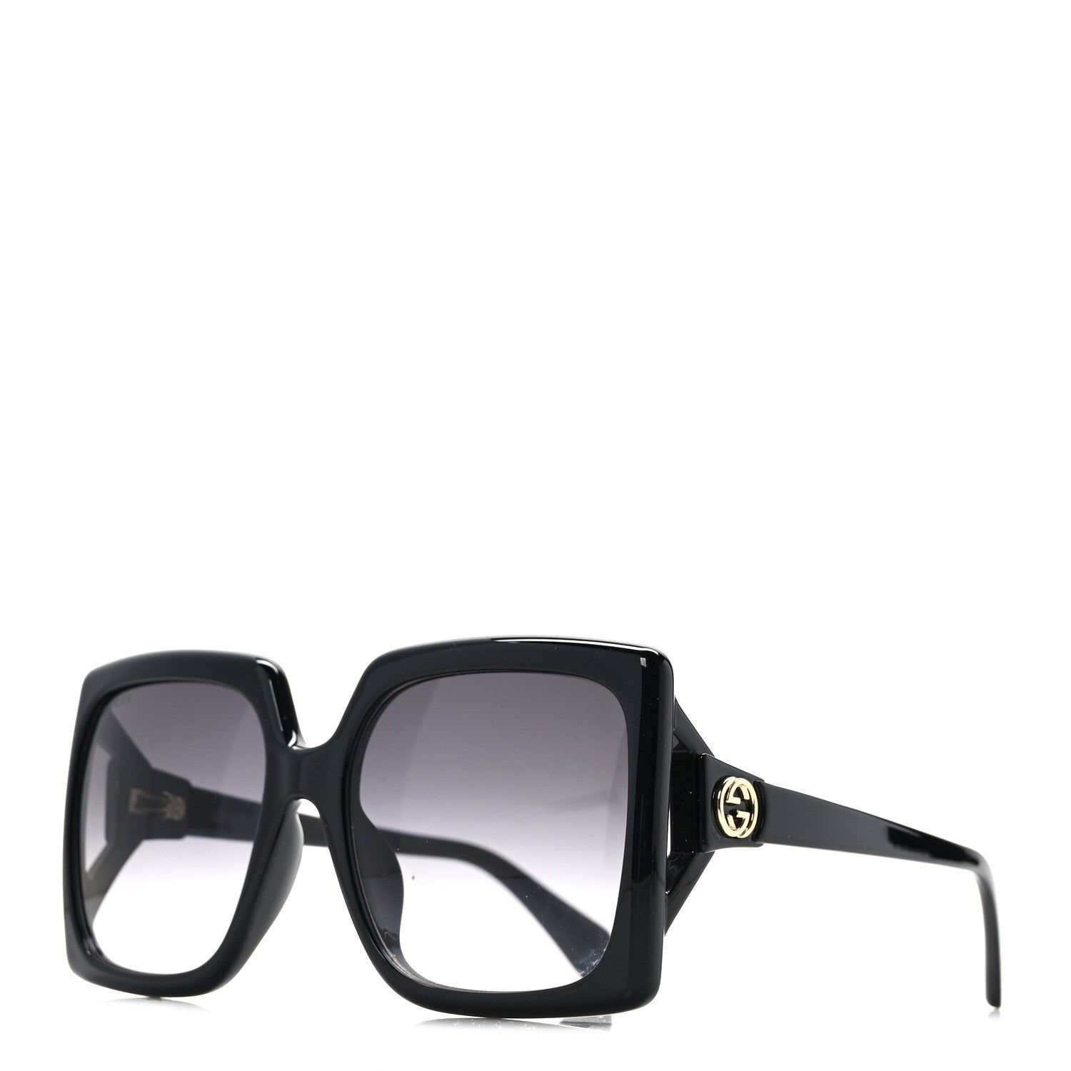 Gucci Acetate Square Frame Sunglasses GG0876S Black 1 of 8