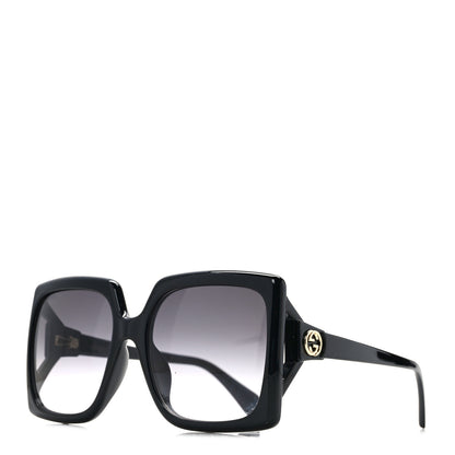 Gucci Acetate Square Frame Sunglasses GG0876S Black 1 of 8