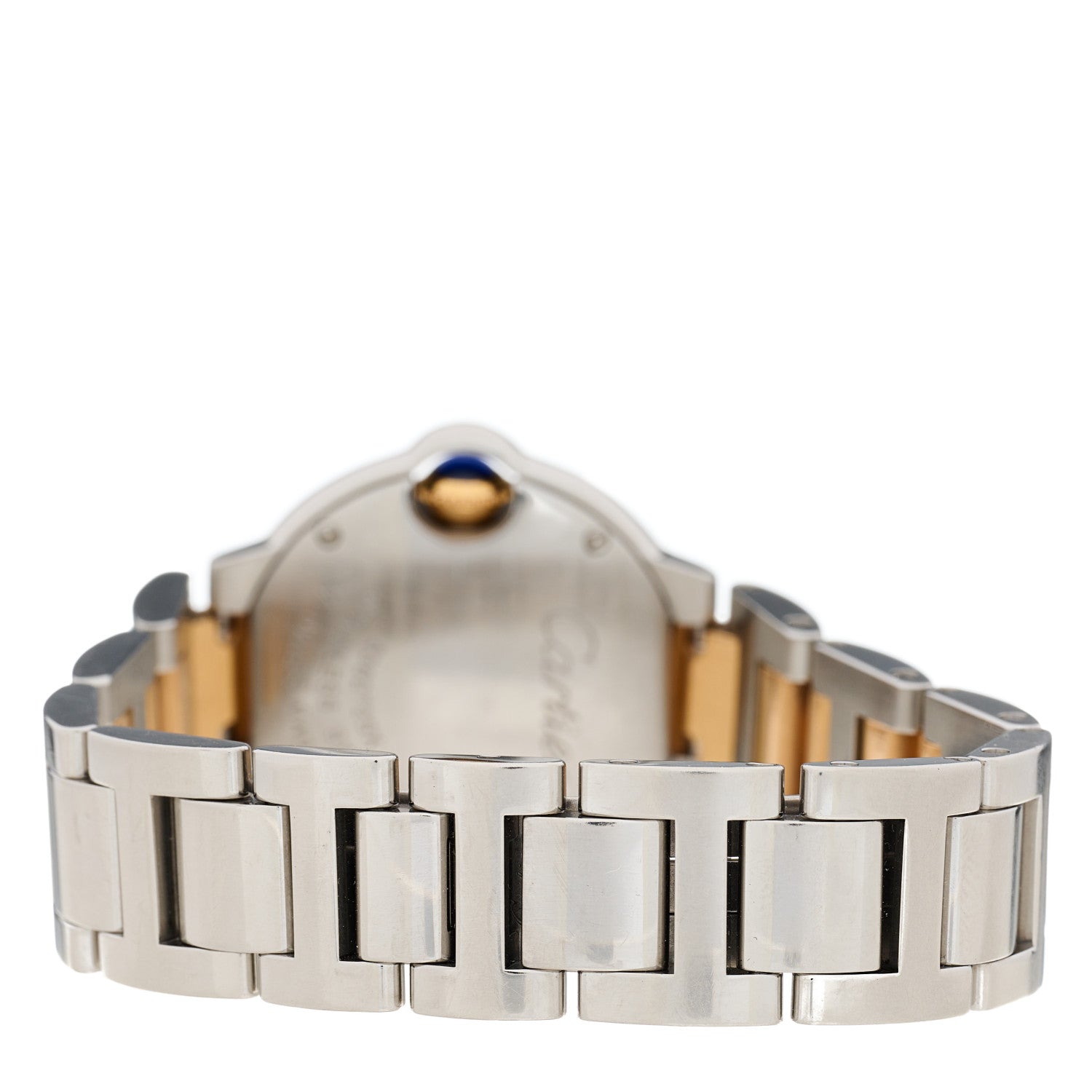 Cartier Stainless Steel 18K Yellow Gold Diamond 28mm Ballon Bleu De Cartier Quartz Watch 3 of 5
