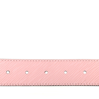 Louis Vuitton Monogram Epi 35mm LV Circle Reversible Belt 90 36 Rose Ballerine 6 of 7