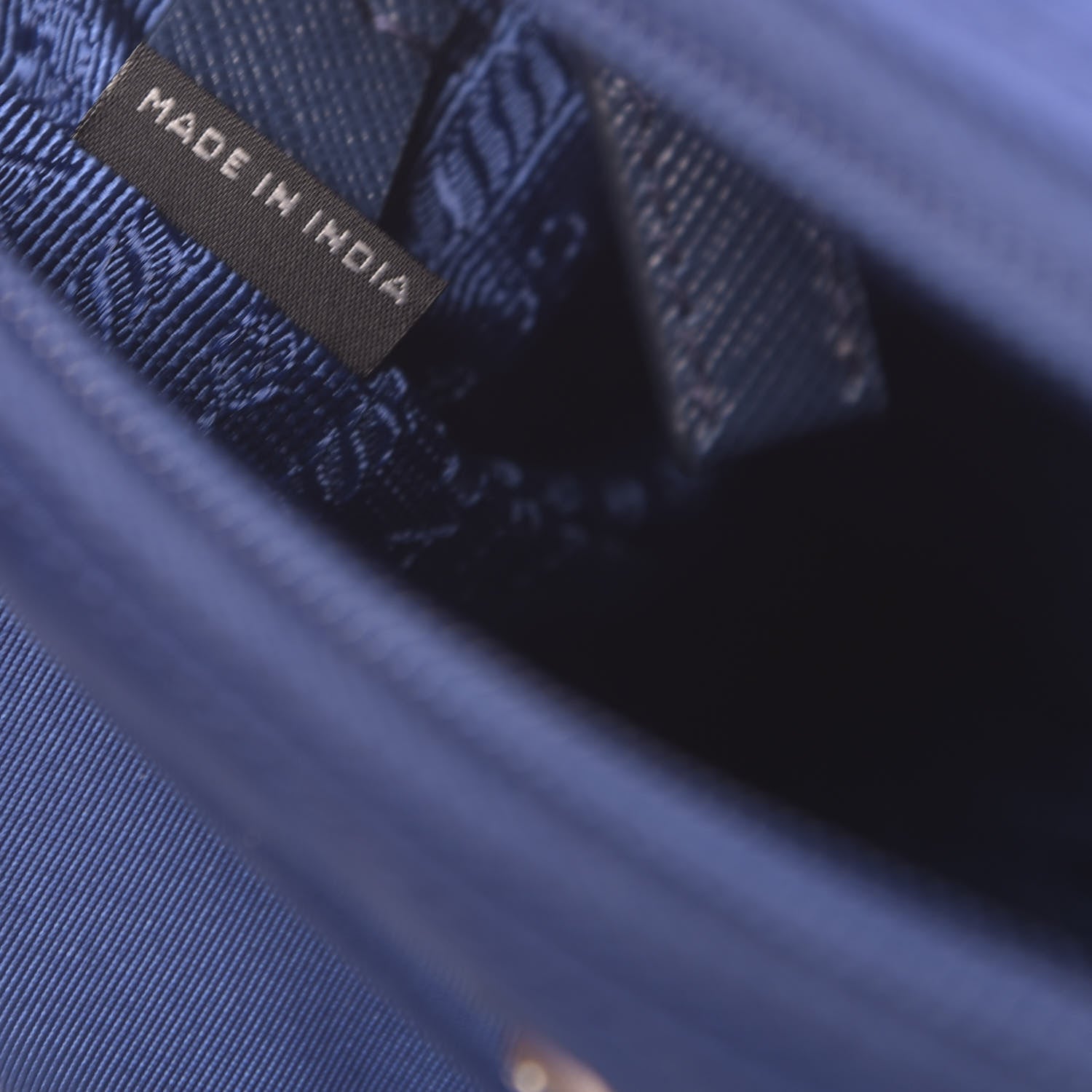 Prada Tessuto Nylon Saffiano Flat Messenger Bag Royal 7 of 10