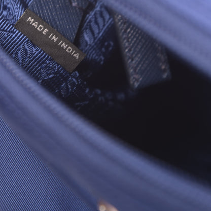 Prada Tessuto Nylon Saffiano Flat Messenger Bag Royal 7 of 10