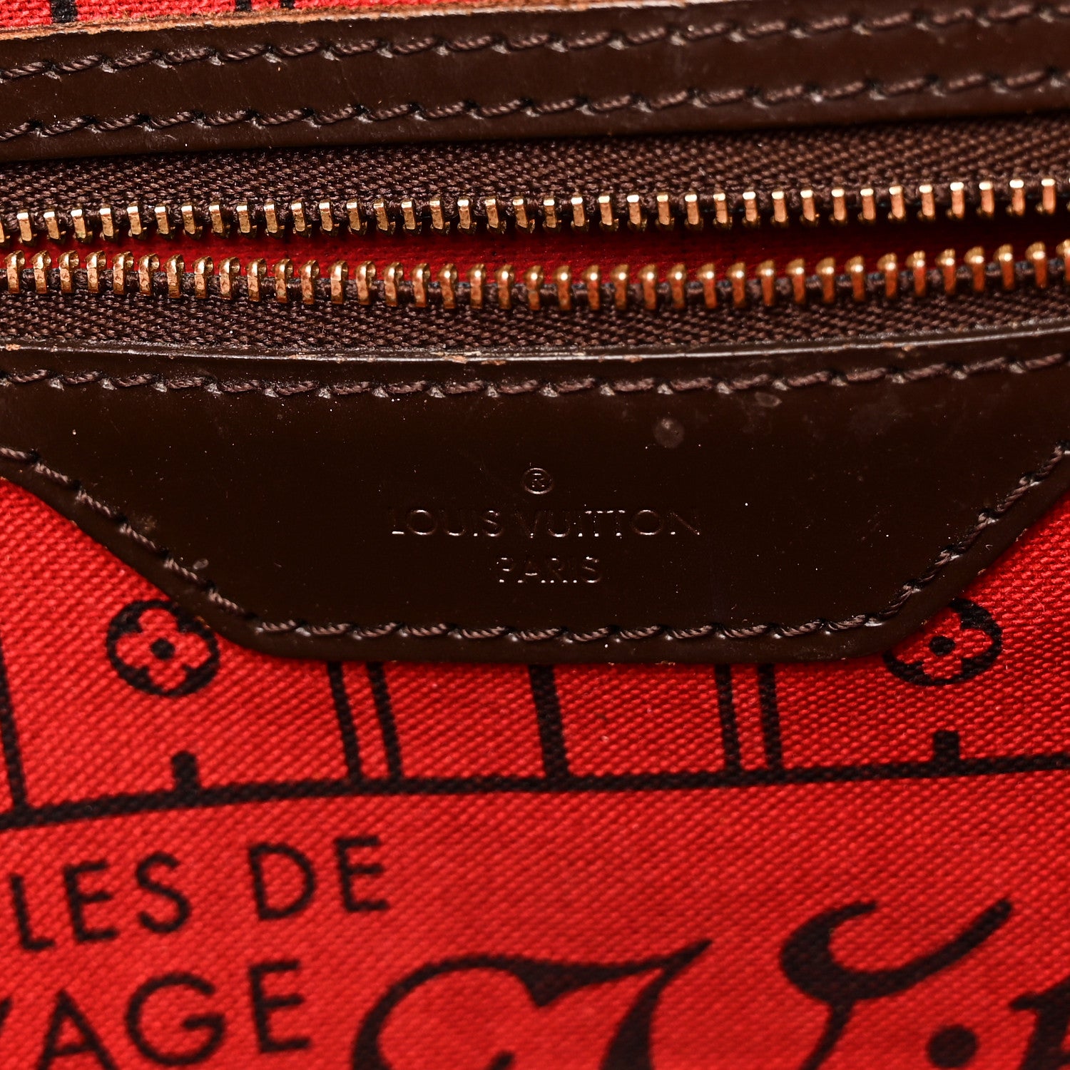 Louis Vuitton Damier Ebene Neverfull MM 6 of 14