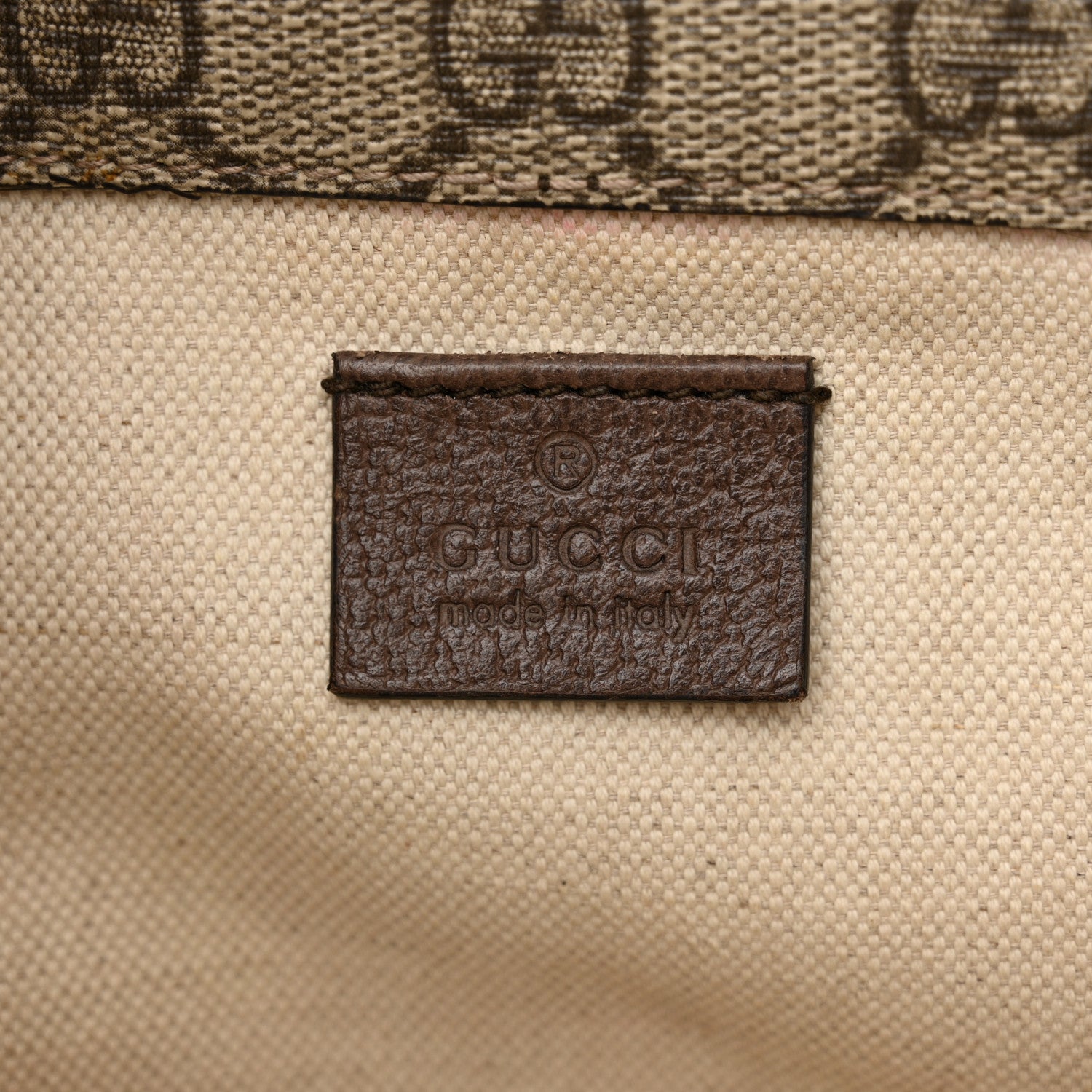 Gucci GG Supreme Monogram Web Small Neo Vintage Double Flap Messenger Bag Beige New Acero 6 of 16