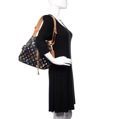 Louis Vuitton Monogram Multicolor Petit Noe Black 2 of 11