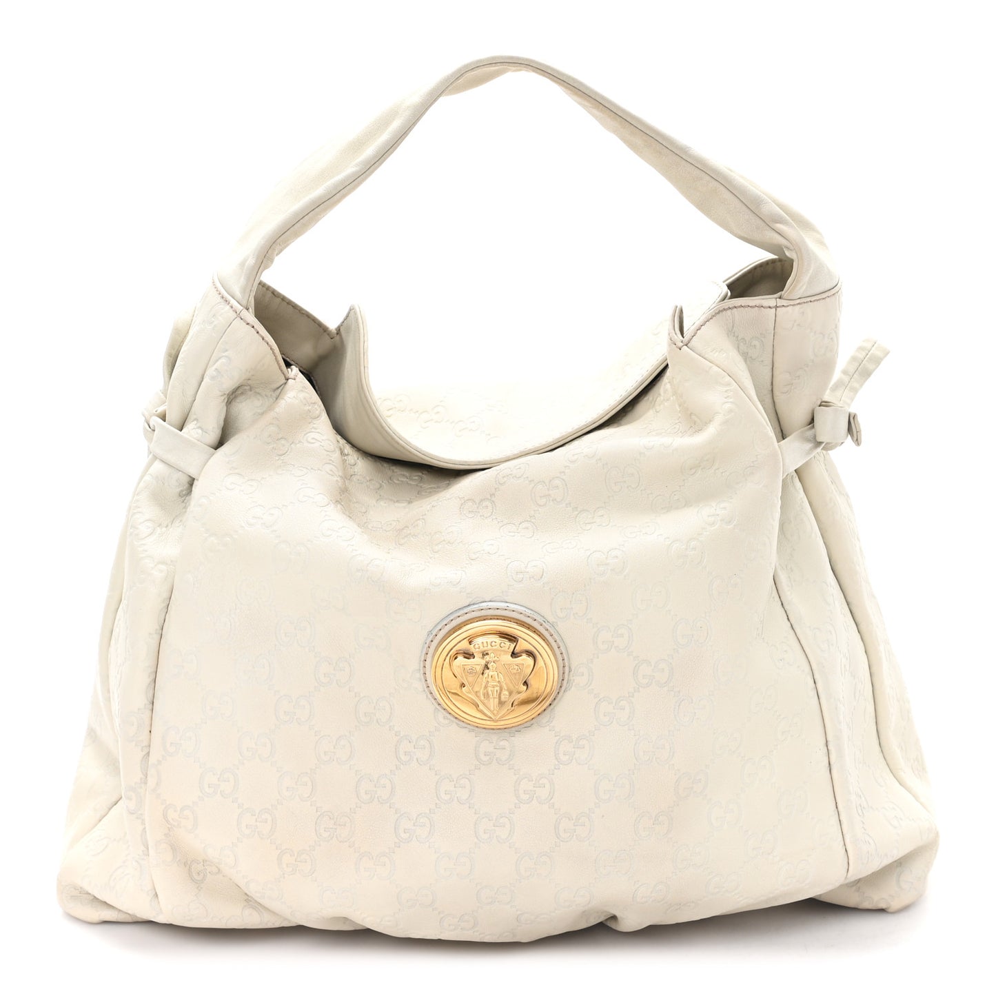 Guccissima Medium Hysteria Tote Ivory