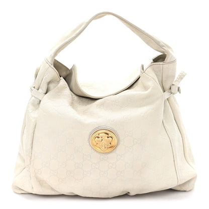 Gucci Guccissima Medium Hysteria Tote Ivory 1 of 13