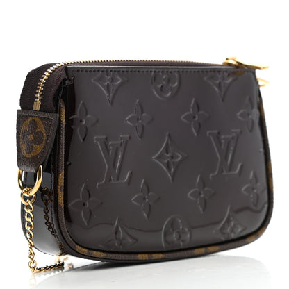 Louis Vuitton Vernis Monogram Mini Pochette Accessories Amarante 3 of 6