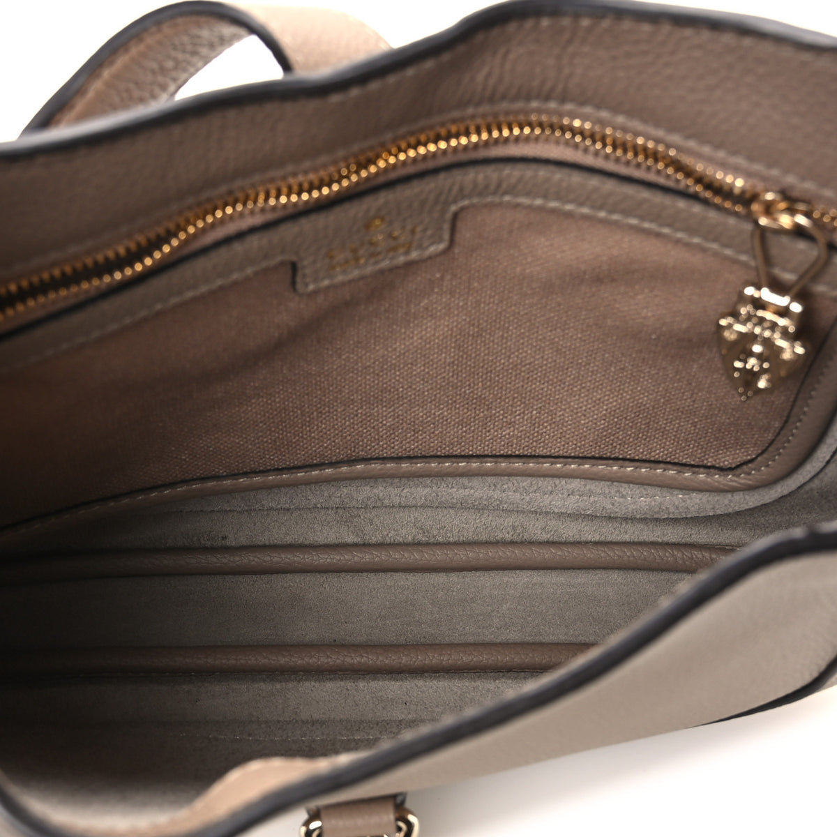 Gucci Grained Calfskin Web Medium Jackie 1961 Hobo Taupe 5 of 10