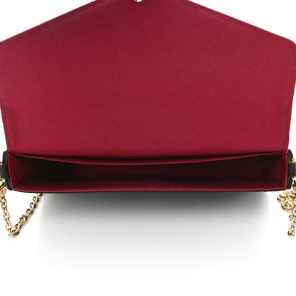 Louis Vuitton Monogram Pochette Felicie Chain Wallet Fuchsia 5 of 5