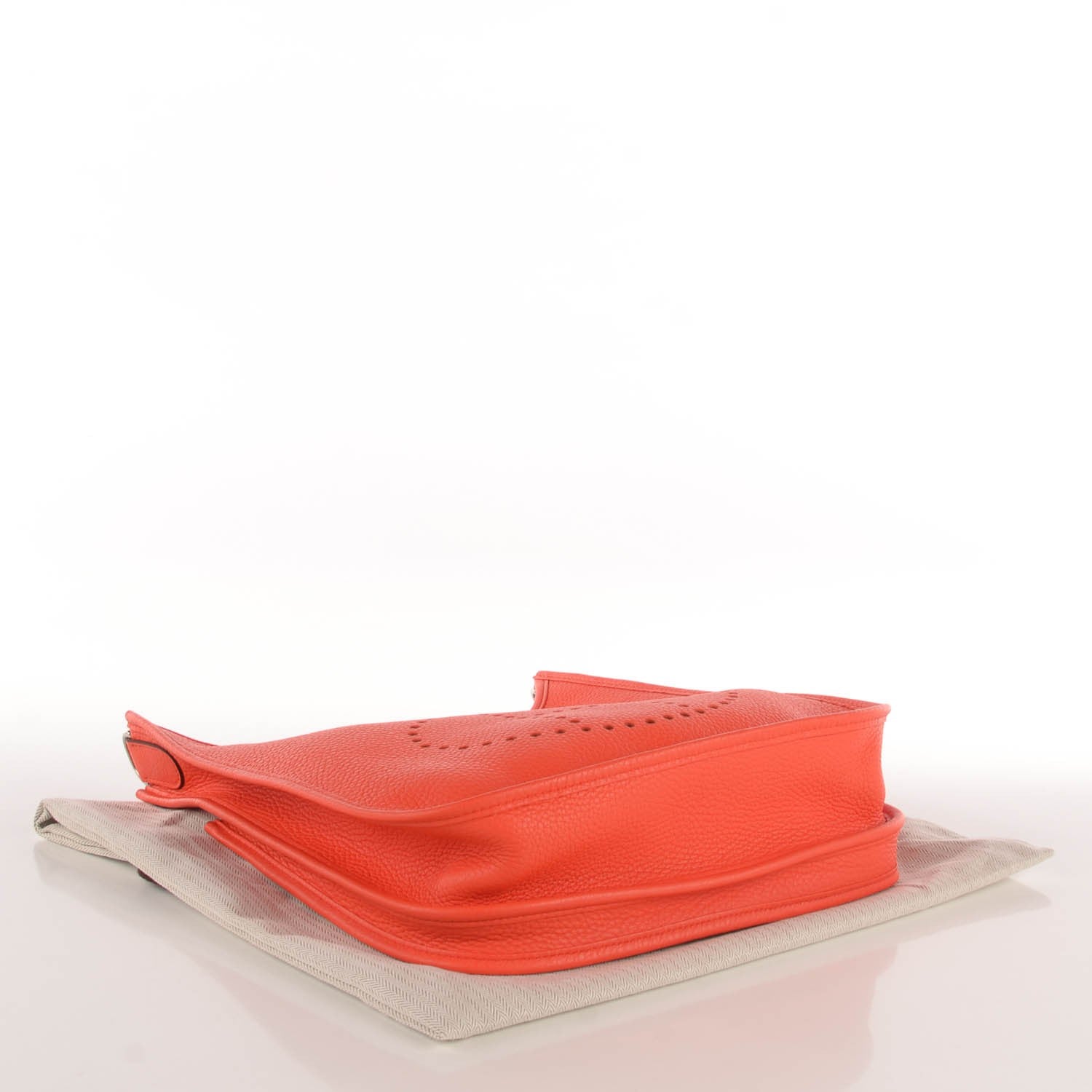 Hermes Taurillon Clemence Evelyne III PM Orange Poppy 4 of 17