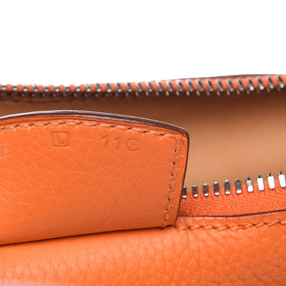 Hermes Taurillon Clemence Paris Bombay 37 Orange 6 of 24