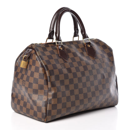 Louis Vuitton Damier Ebene Speedy 30 3 of 17