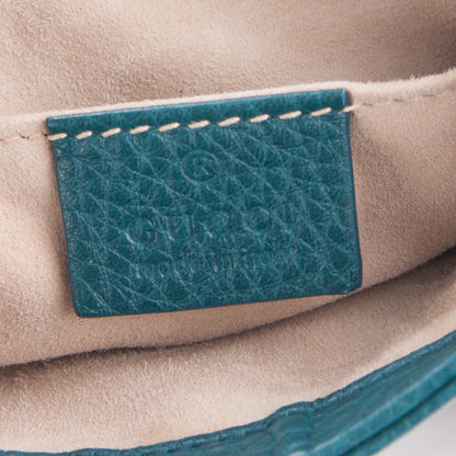 Gucci Dollar Calfskin Small 1973 Chain Shoulder Bag Deep Cobalt 6 of 6