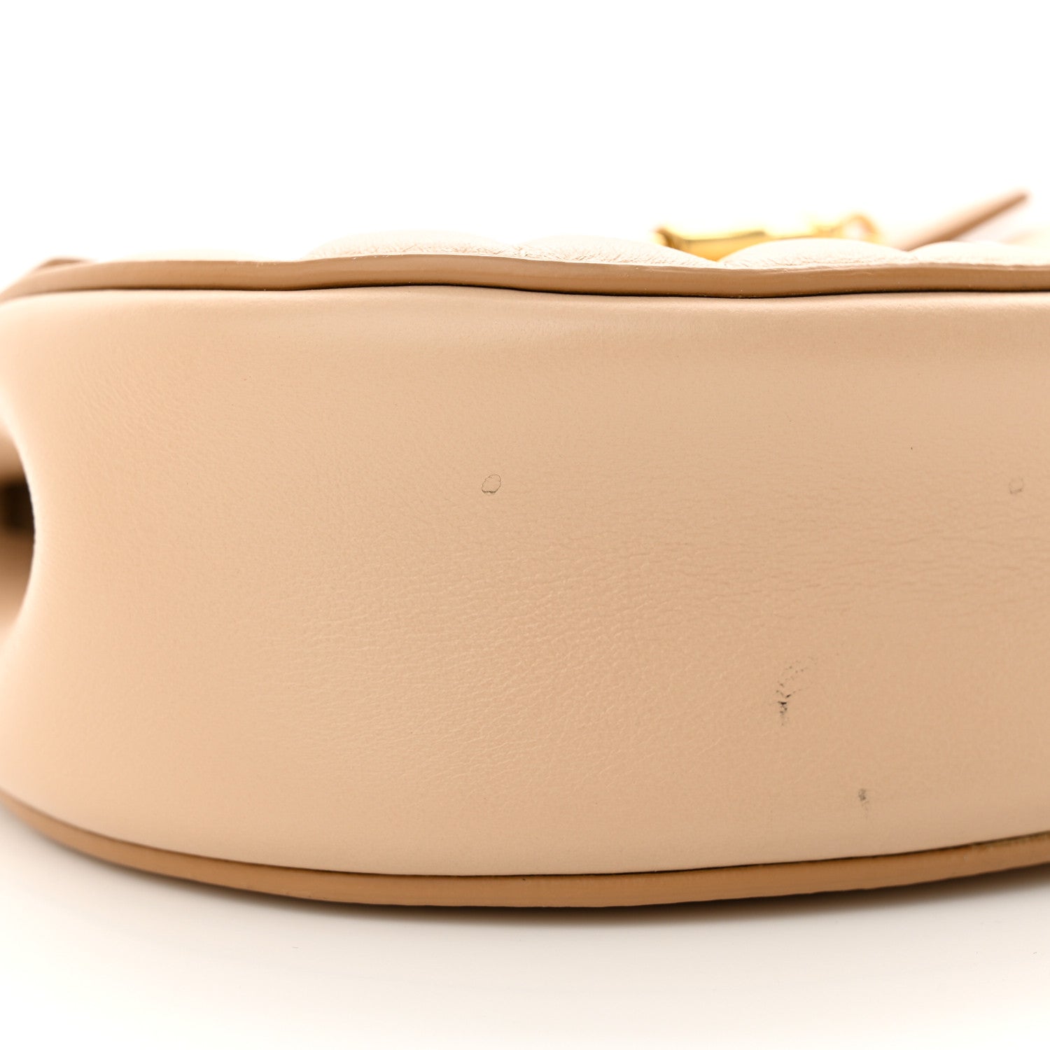 Chloe Calfskin Quilted Mini Drew Bijou Shoulder Bag Pearl Beige 8 of 12