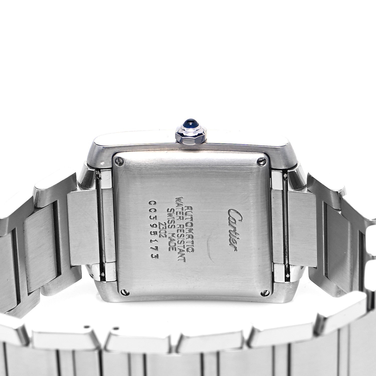 Cartier Stainless Steel 28mm Tank Francaise Automatic Watch 4 of 5