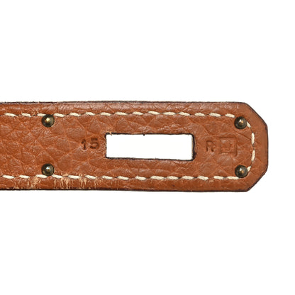 Hermes Taurillon Clemence Birkin 30 Gold 7 of 14