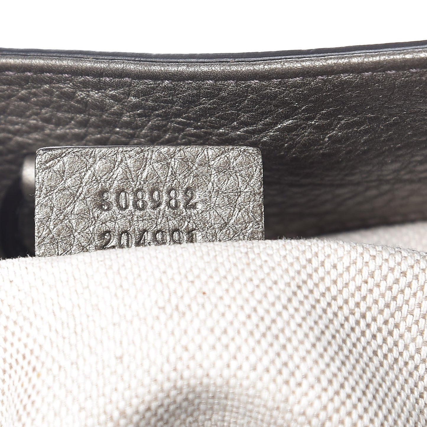 Metallic Pebbled Calfskin Medium Soho Chain Shoulder Bag Sasso