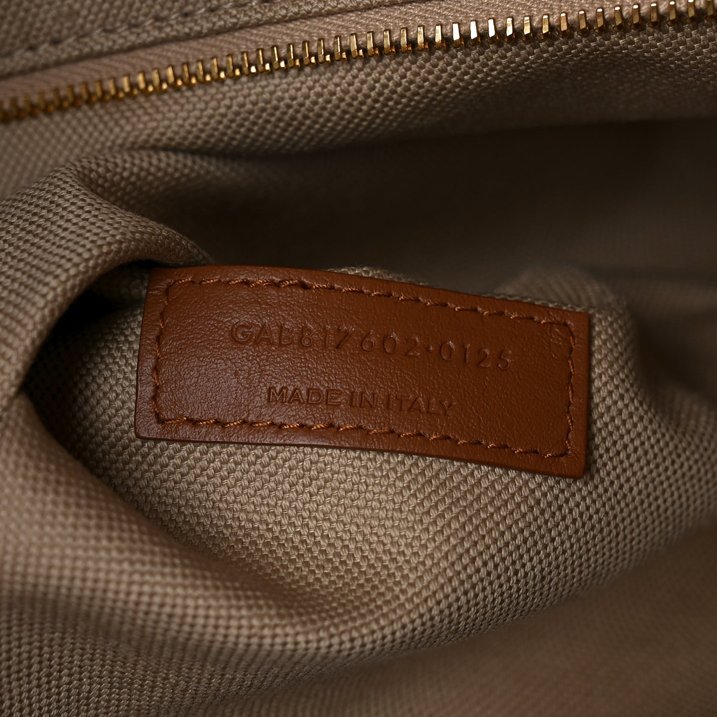 Canvas Calfskin Y Tote Desert Dust Brick