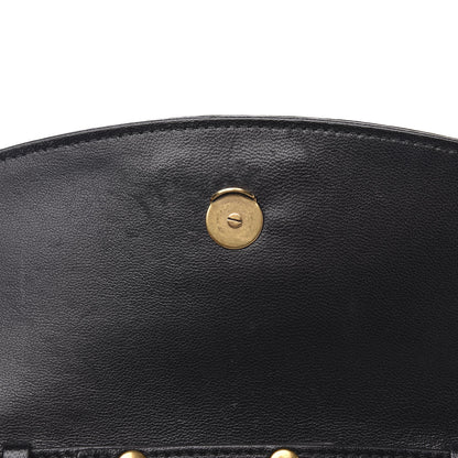 Balenciaga Patent Losange Monogram Embossed BB Wallet On Chain Black 10 of 10