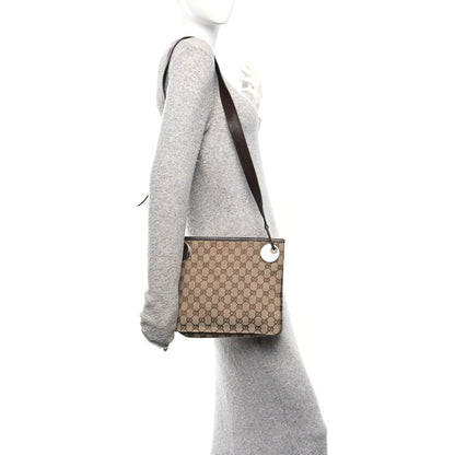 Gucci Monogram Eclipse Messenger Bag Dark Brown 2 of 10