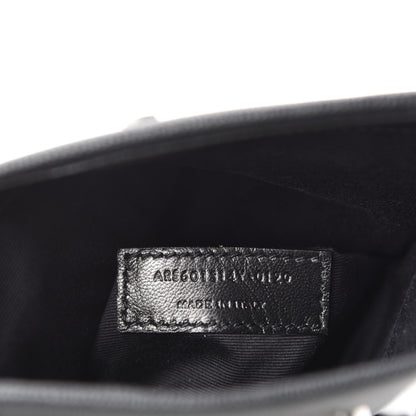Saint Laurent Grain De Poudre Monogram Toy West Hollywood Fold-Over Bag Black 10 of 11