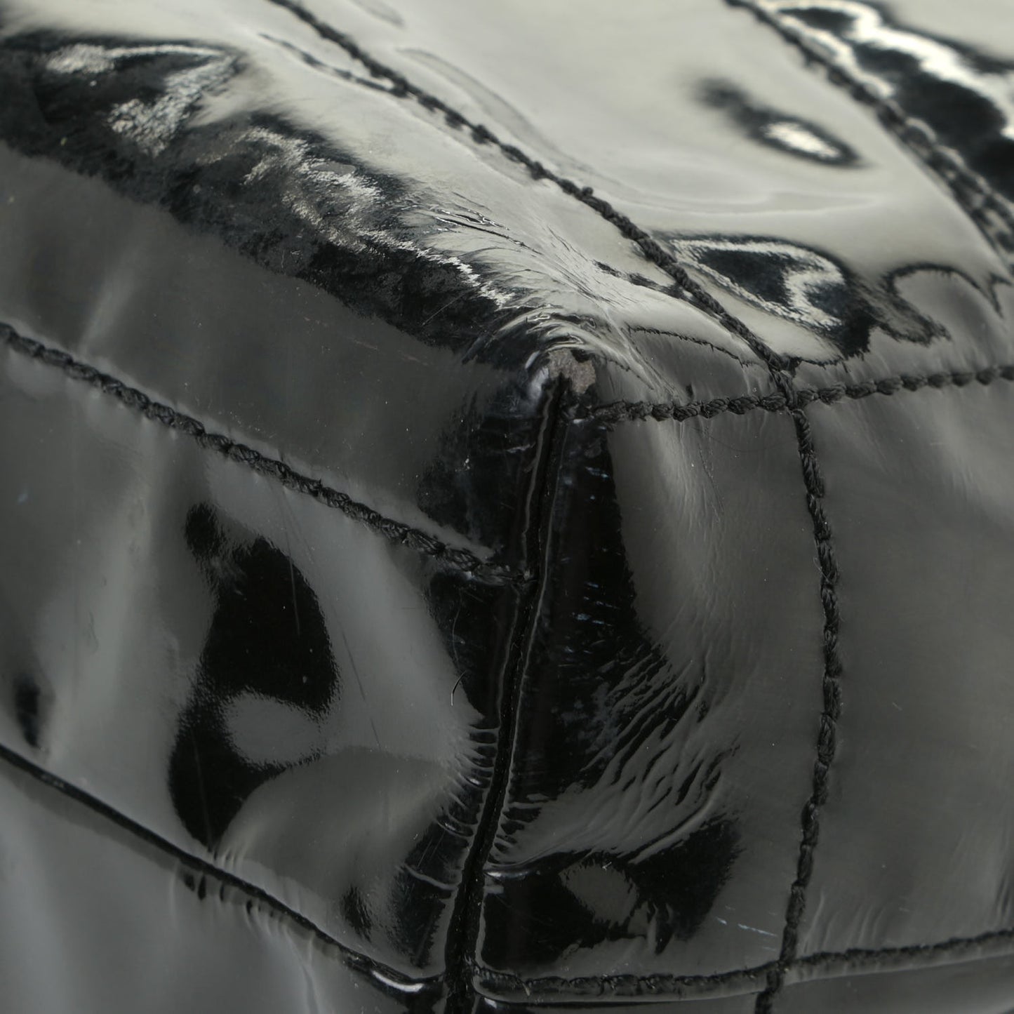 Patent Chocolate Bar CC Tote Black