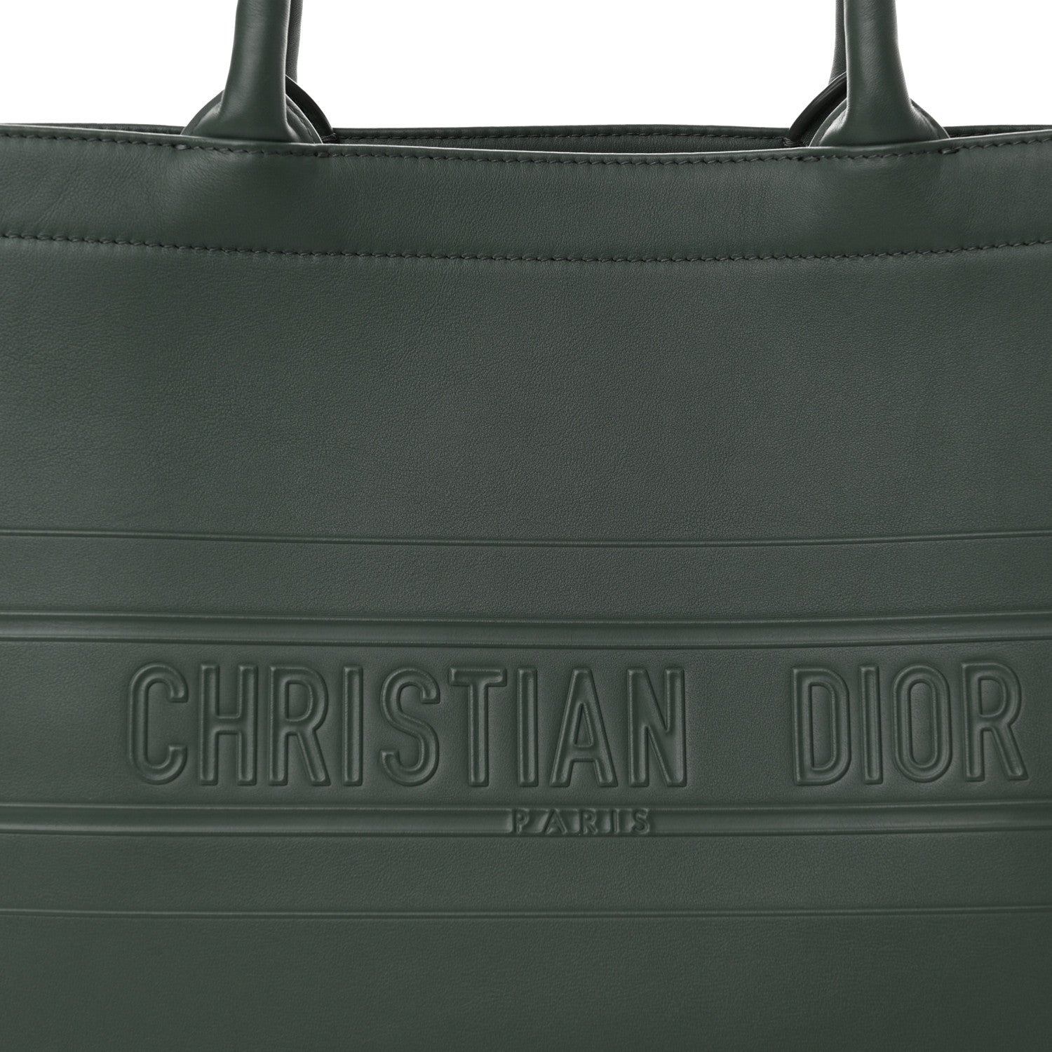 Christian Dior Calfskin Embossed Medium Book Tote Orage 8 of 16