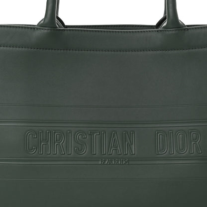 Christian Dior Calfskin Embossed Medium Book Tote Orage 8 of 16