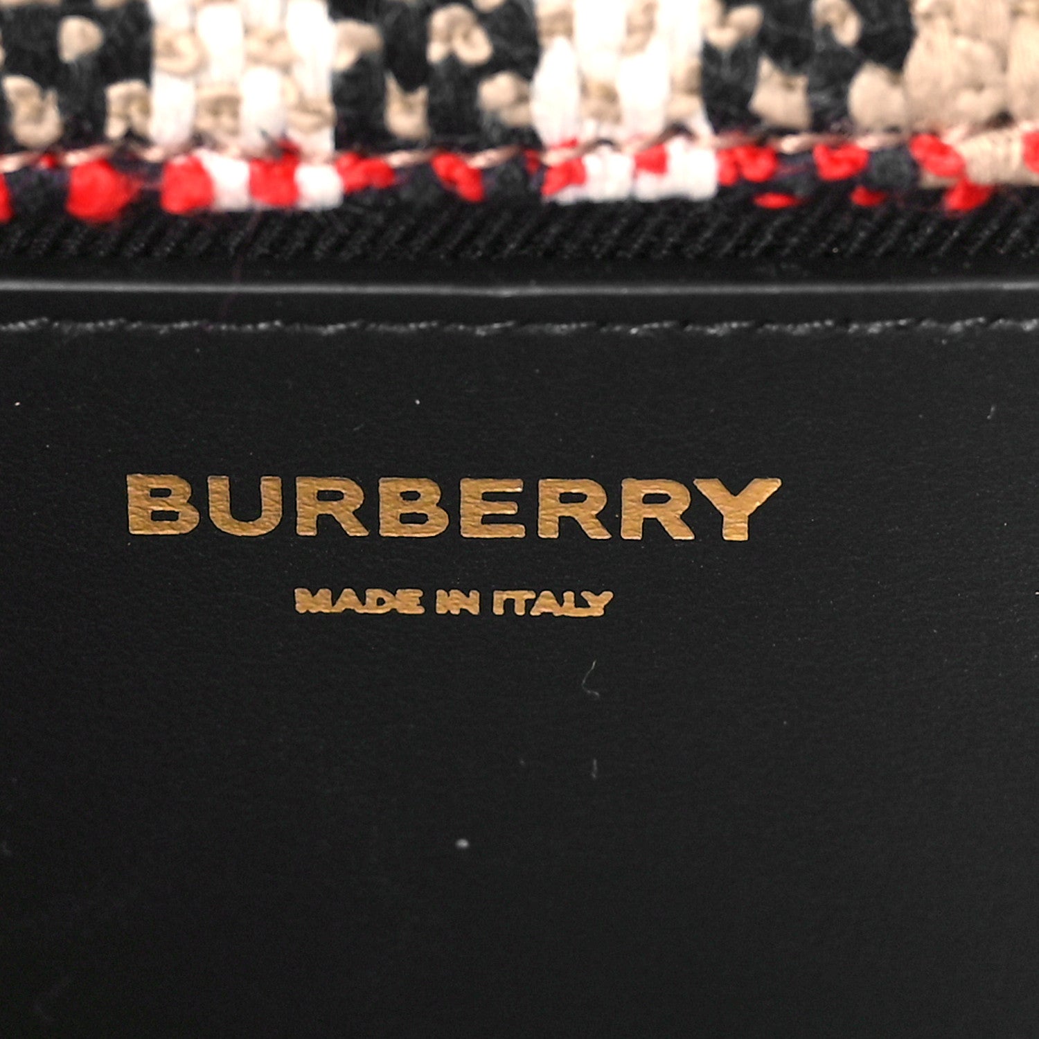 Burberry Calfskin Boucle Check Small Lola Chain Bag 5 of 8