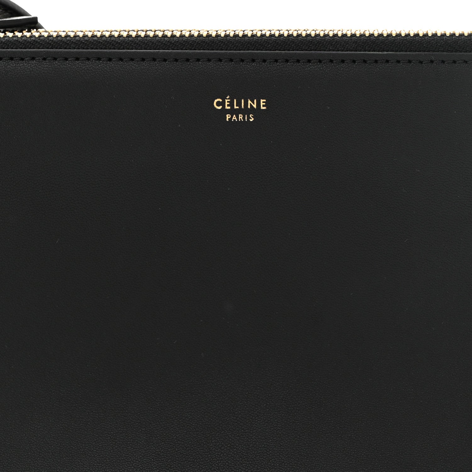 Celine Lambskin Small Trio Crossbody Bag Black 9 of 13