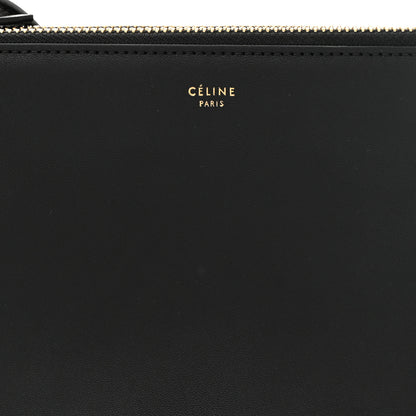 Celine Lambskin Small Trio Crossbody Bag Black 9 of 13