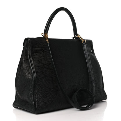 Hermes Togo Kelly Retourne 35 Black 3 of 9