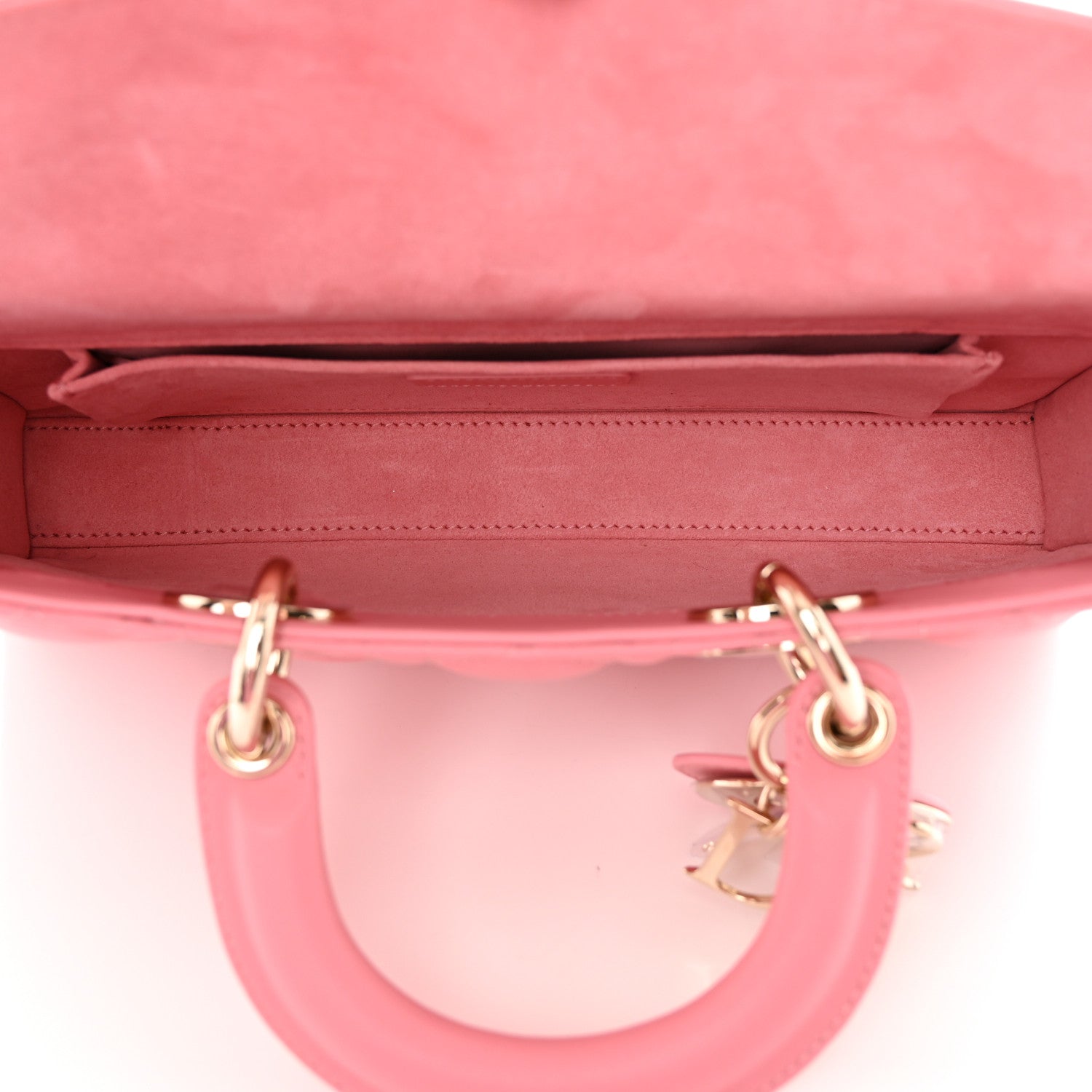 Christian Dior Lambskin Cannage Medium Lady D-Joy Light Pink 5 of 13