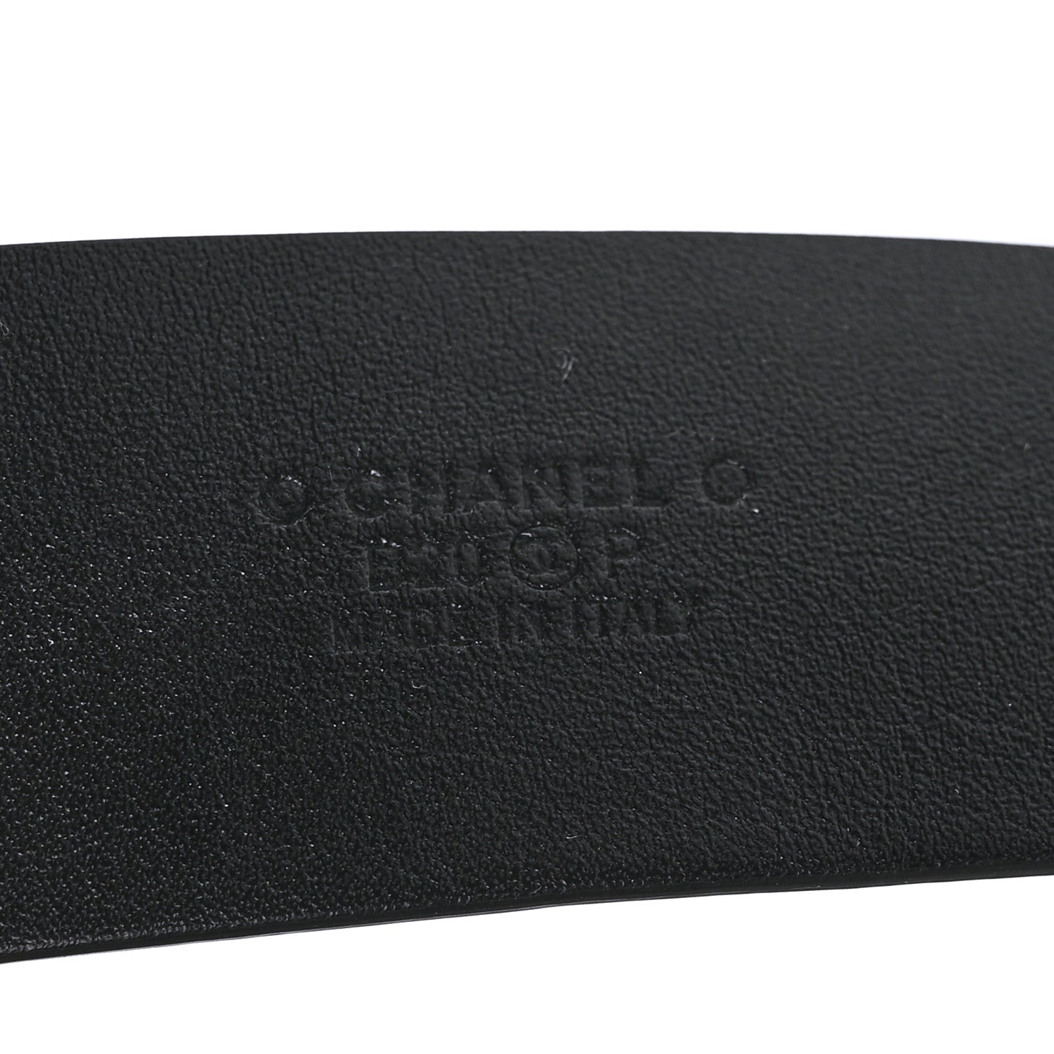 Chanel Calfskin Crystal CC Starfall Belt 85 34 Black 7 of 7