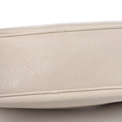 Saint Laurent Lambskin Monogram Small Lou Camera Bag Icy White 11 of 12